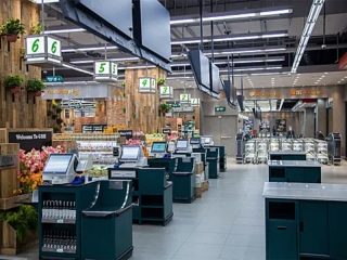 Wireless networking of chain supermarkets